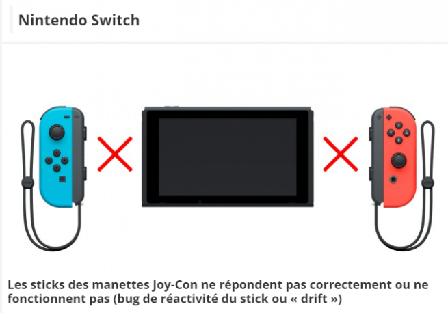 Nintendo Switch : la réparation des Joy-Con est gratuite, même si la  garantie est expirée