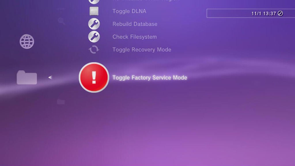 install ps3 ofw 3.55 recovery mode