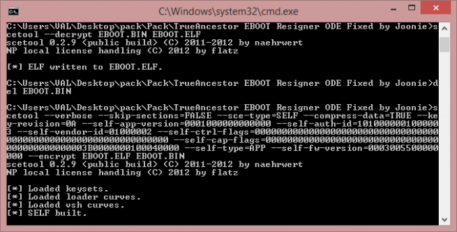 trueancestor eboot resigner v1.6
