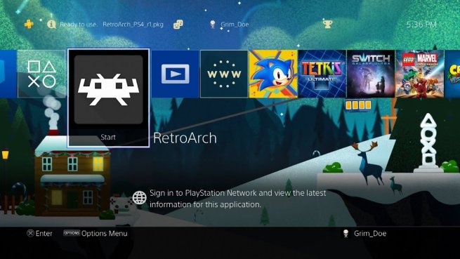 PS4] RetroArch (non disponible