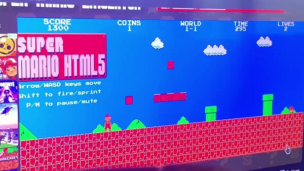 PS5] Super Mario Bros en HTML5 sur PS5