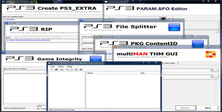 Ps3 Tools collection. Ps3 file Splitter. Param SFO Editor ps3. Create ps3.