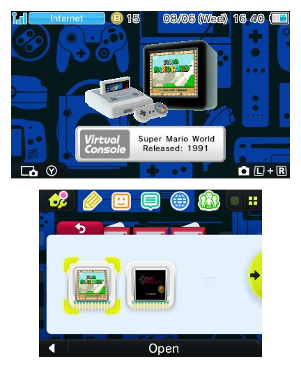 Snes shop old 3ds