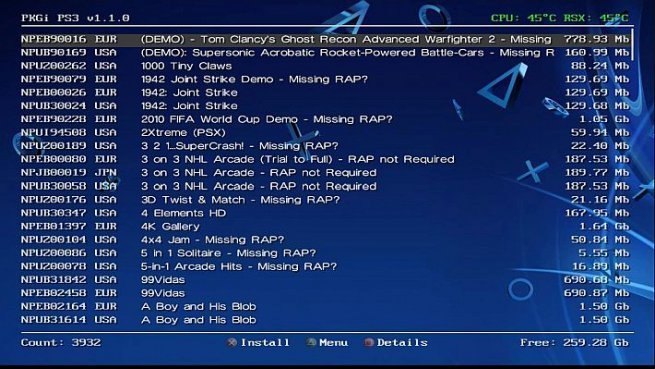 PS3 - PKGi PS3 v1.2.2 released